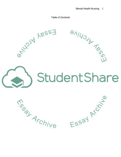 Autonomy and Consent in Mental Health Nursing