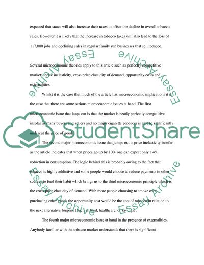 Cigarette Tax Clouds Boosts Among States