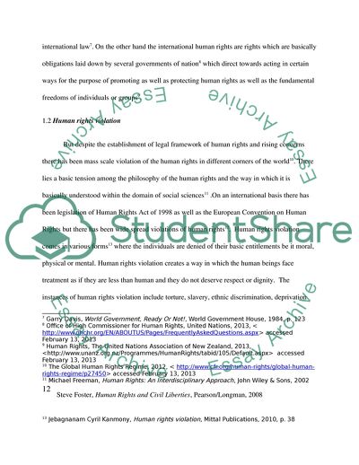 Human Rights in Latin America