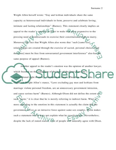 Banning of Gay Marriage in Virginia