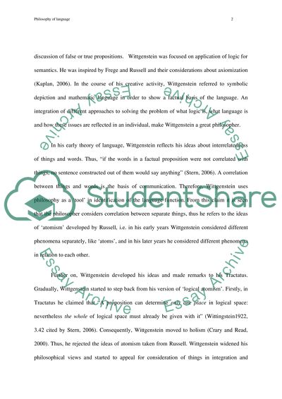 Philosophy of Language: the Rule-Following Problem