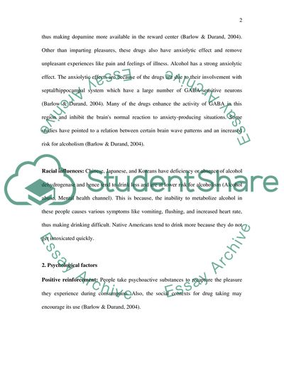 Alcohol Abuse: Early Identification and Treatment