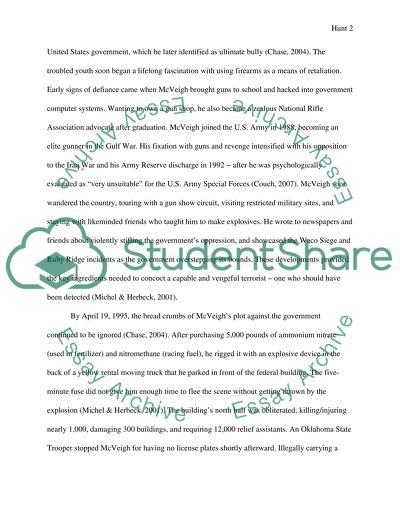 Sniffing Out a Fertilizer Bomber