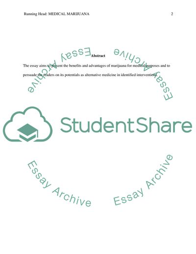 Medical Marijuana as the Alternative Medicine