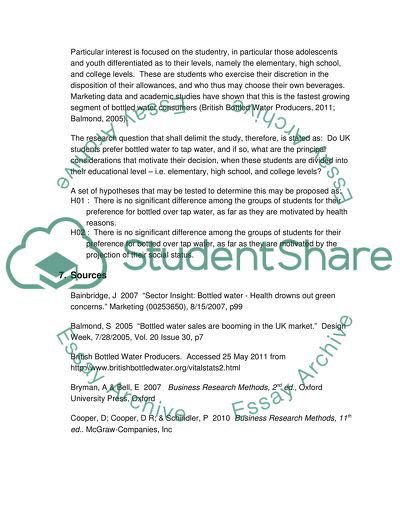 Bottled Water among Uk students: Is it a luxuary or a necesity in the current UK economy