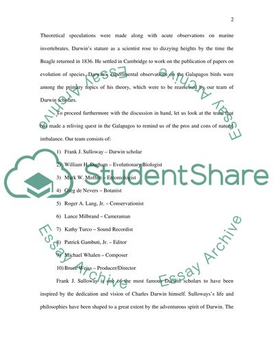 Influence of Darwins Life and Philosophies on Modern Scientists
