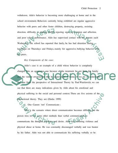 Child Protection and Family Violence