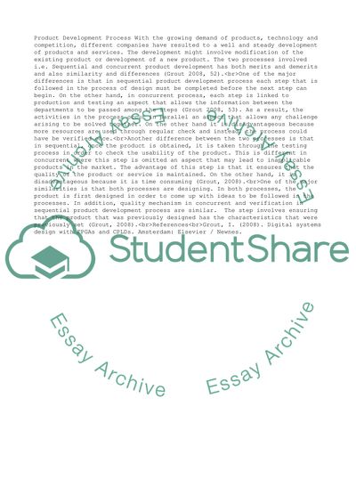 Product Development Process