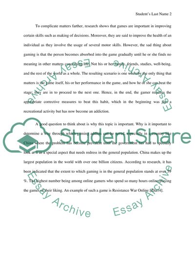 Saving Chinese gaming addicts