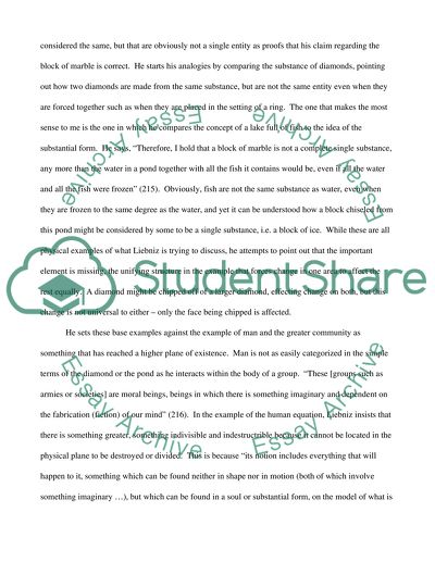 From Leibniz: Letters to Arnauld