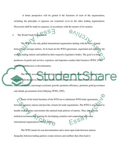 Law of WTO : Regional Integration Agreements