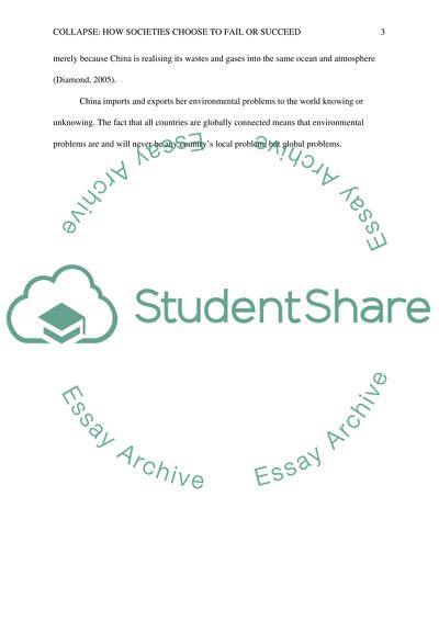 Collapse: How Societies Choose to Fail or Succeed