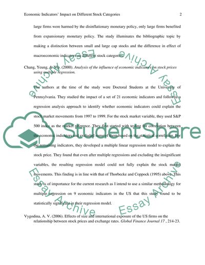 Are Small Cap Stocks Influenced Similarly and by the Same Economic Indicators as Large Cap Stocks