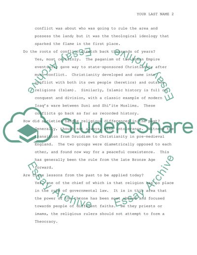 The Spread of Religion