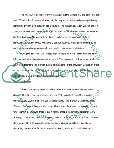 Introduction to Tourism and Leisure Analysis