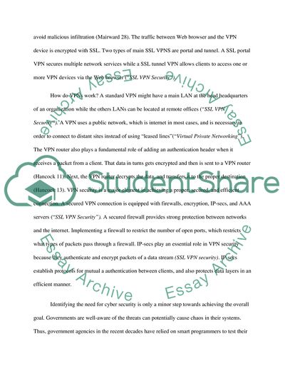 Network Security: A Vital Element in Todays Booming Commerce