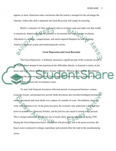 Robert reich essays