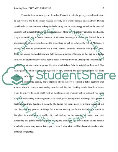 Diet and Exercise Can Help Loose Weight