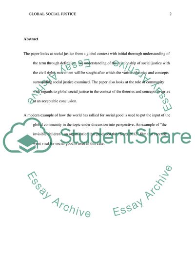 Critically Analyse the Role and Value of The Community in Global Justice Theory