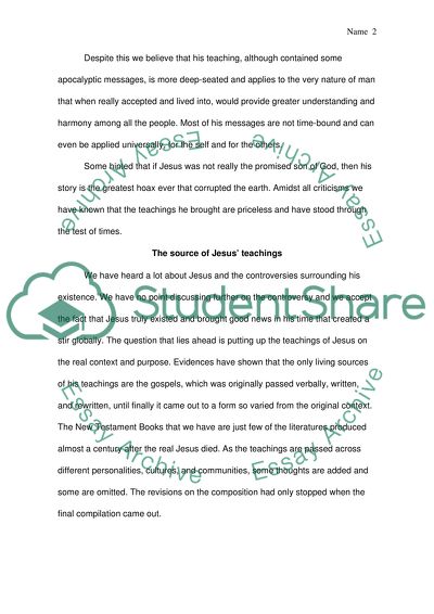 Was Jesus an Apocalyptic Teacher