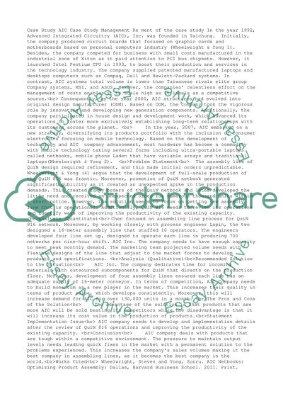 The Concept of Advanced Integrated Circuitry