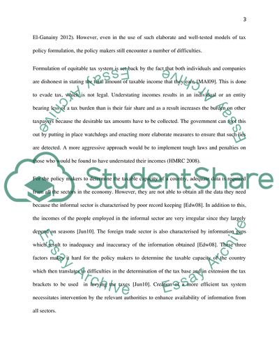 Designing an Efficient Tax System