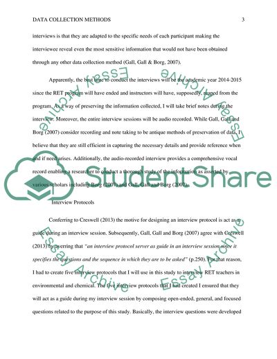 Data Collection Methods