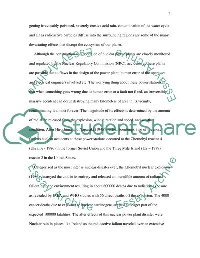 Emergency Response to Nuclear Disasters & Incidents