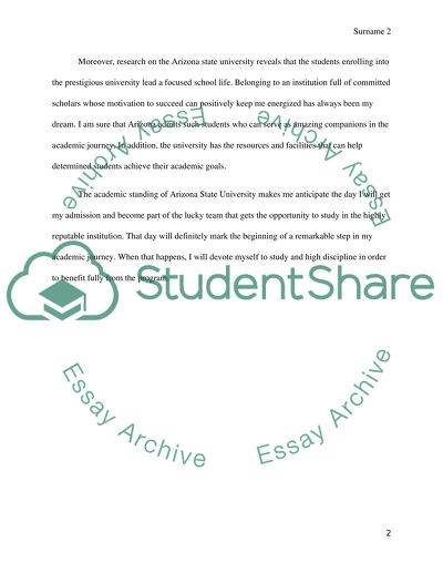 W.P MACC Program at Arizona