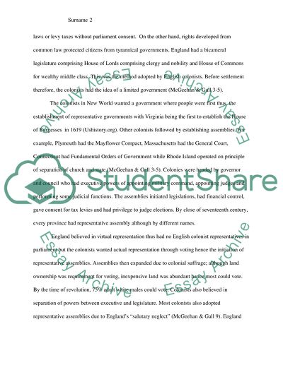 Beginning of English Colonisation of Americas