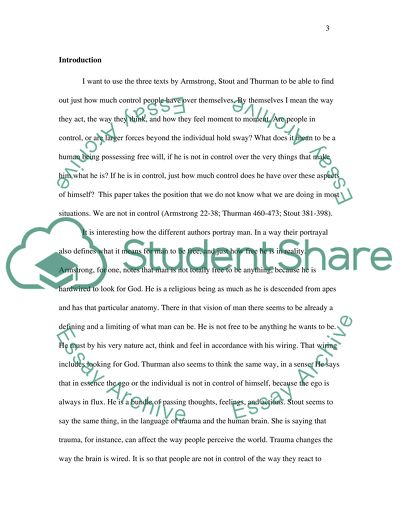 On the Control People Have Over Their Behavior, Emotions, and Thoughts