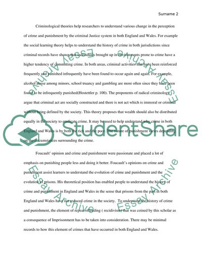 Challenges Faced in the search for the History of crime and punishment in England and Wales