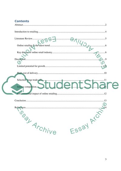 Issues and Challenges Facing Retailing