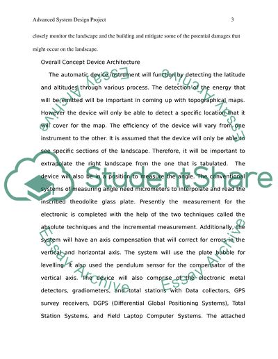 Advanced Systems Design Project