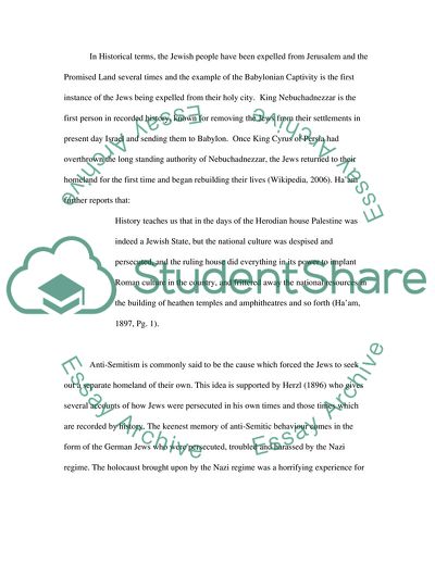 The Independence of Israel