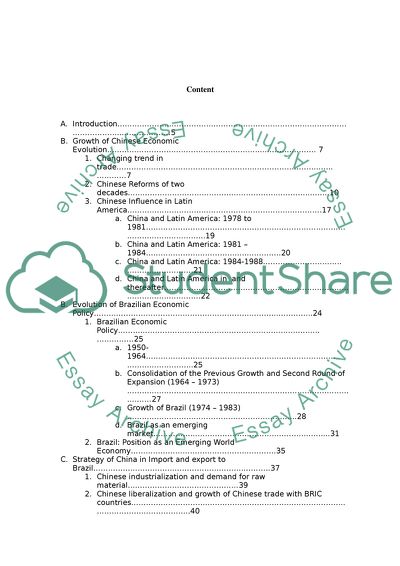 Chinese Penetration of the LATAM Market and the Potential Ramifications for the US Influence