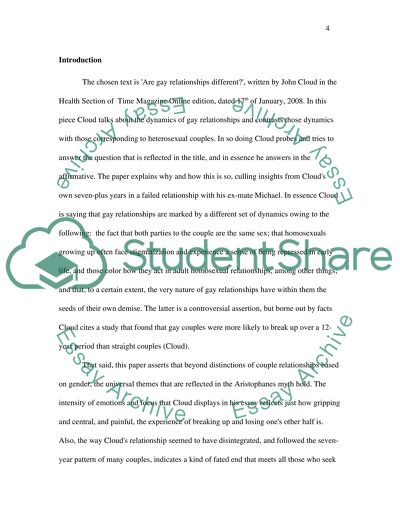 Gay Relationships - Same or Different