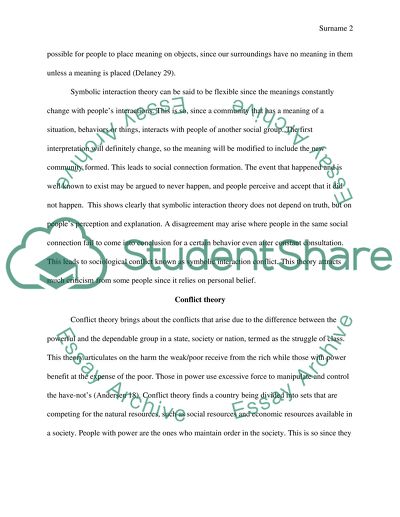 Symbolic Interaction Theory