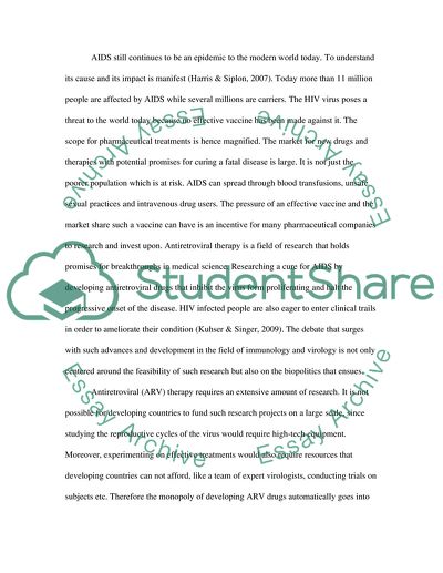 Effects of Pharmaceutical Treatments On Structural Circumstance