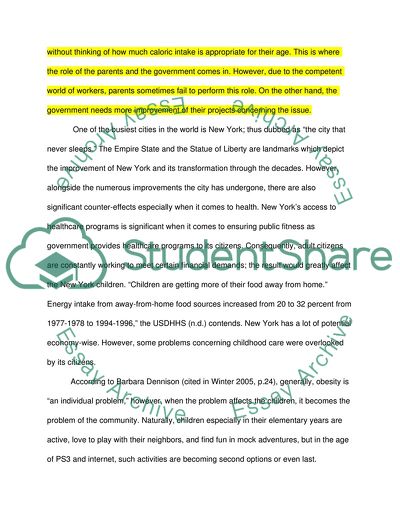 Fast foods, Healthy Choices, and Kids - Weight Impact