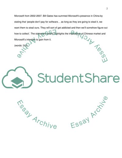 Microsoft Opens the Gates: Patent, Piracy and Political Challenges in China