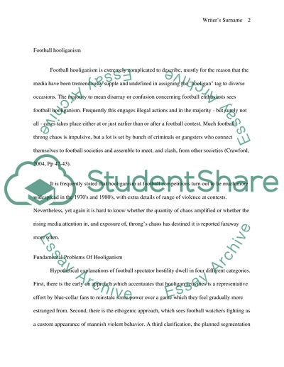 How Has Hooliganism Permeated The World Of English Soccer