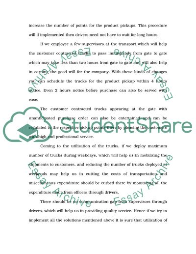 Operational Management Principles