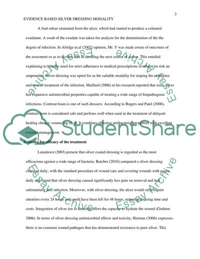 The Concept of Silver Dressing Modality