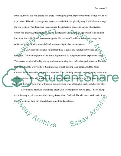 How I can help University of San Francisco to carry out its mission