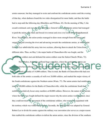 Battle of Chancellorsville