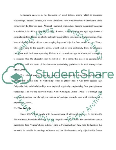 African American film genre analysis