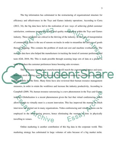 The Toys and Games Industrys Response to Globalazation