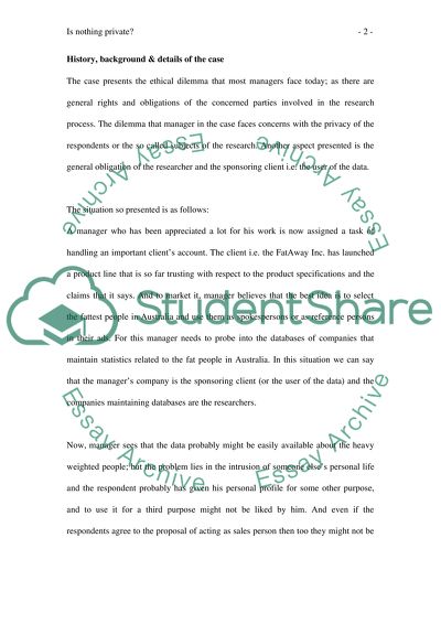 The Ethical Dilemma for a Manager