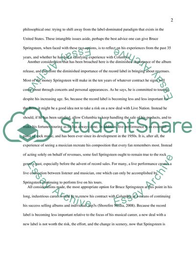 The Current State of the Music Recording Industry